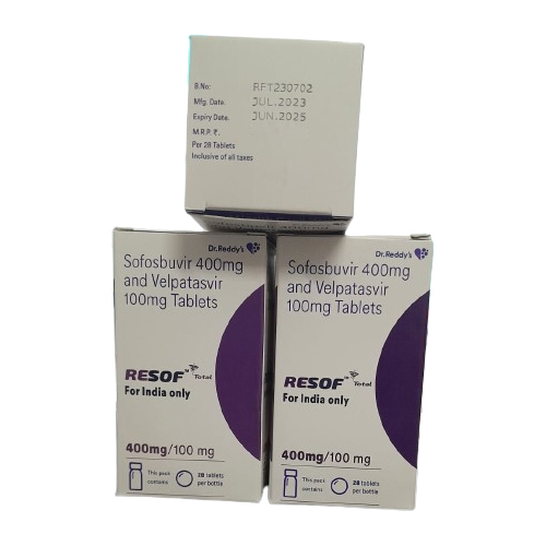 Sofosbuvir 400mg And Velpatasvir 100mg Tablets