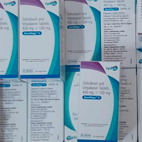 400mg Solosbuvir And Velpatasvir Tablets