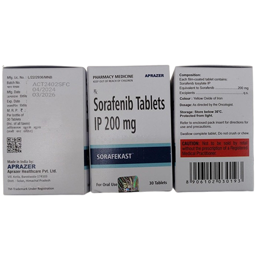 200mg Sorafenib Tablets IP