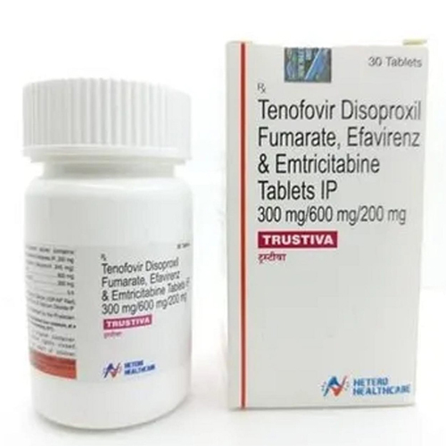 300mg Tenofovir Disoproxil Fumarate Rfavirenz And Emtricitsbine Tablets IP