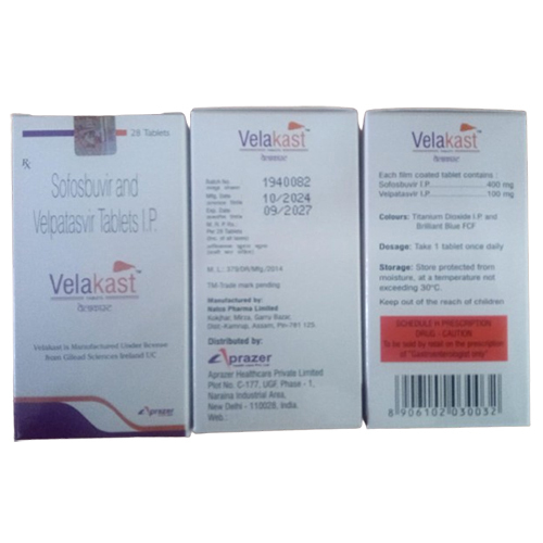 Sofosbuvir Velpatasvir Tablets Ip - Drug Type: General Medicines