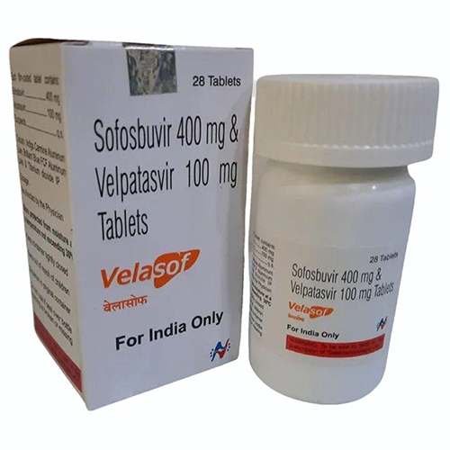 Sofosbuvir 400mg And Velpatasvir 100mg Tablets