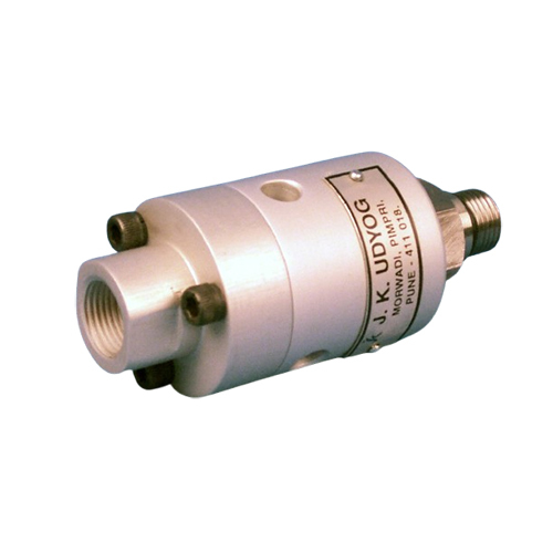 Rotary Union Gun Drill Joint - Color: Silver