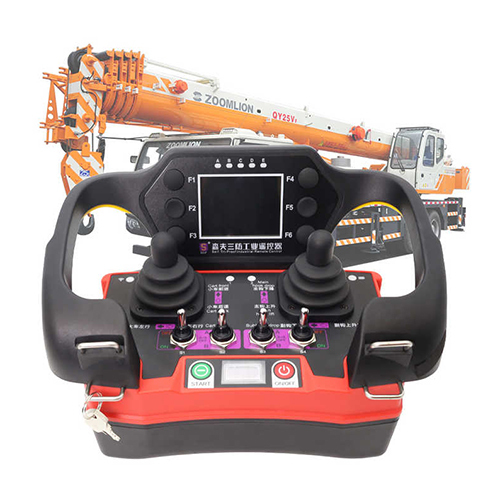 2 Joysticks And Cummand Buttons Crane Remote Control - Color: Various Available