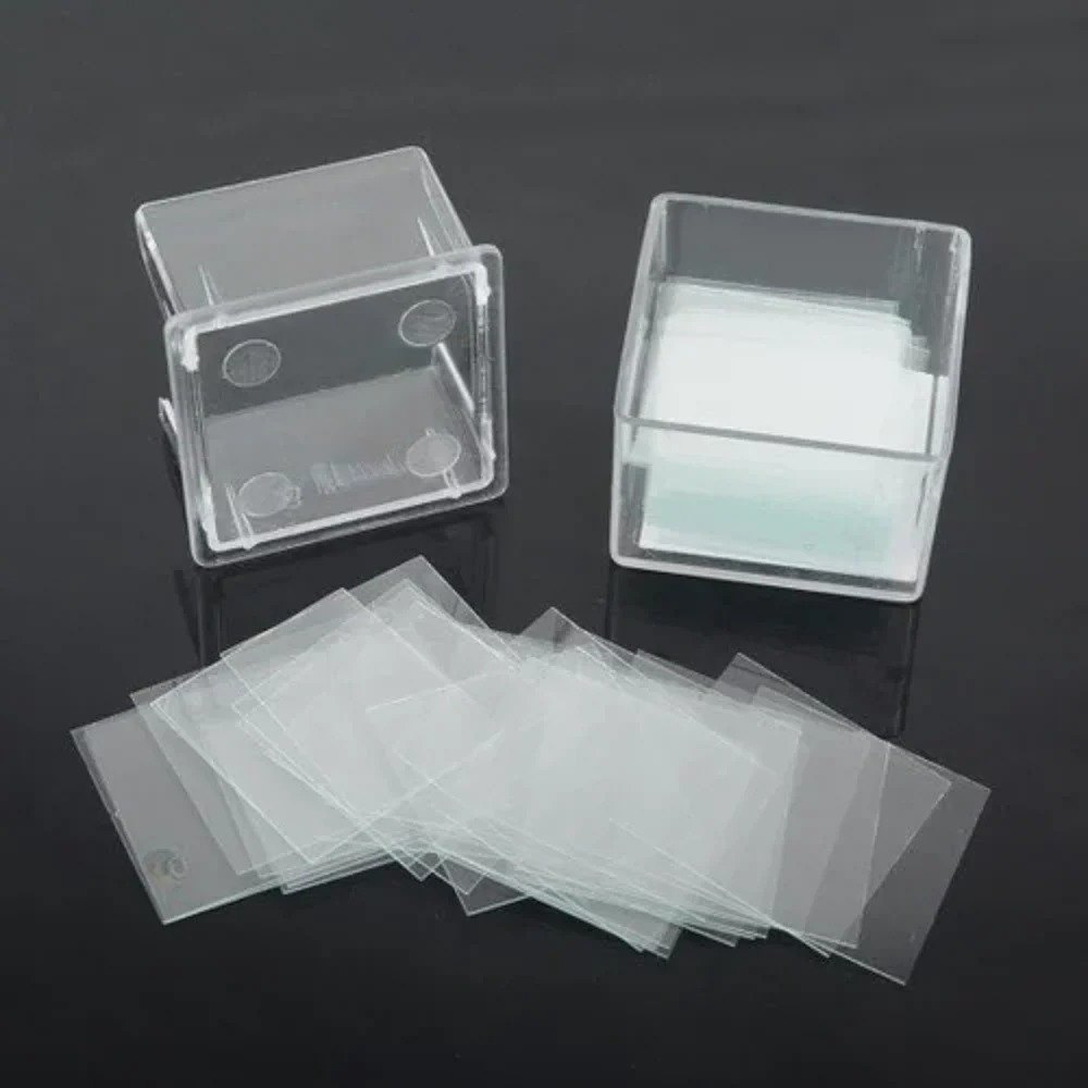 18x18 Mm Microscopic Cover Glass - Color: Transparent