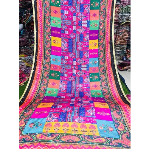 Pakistani Fancy Dupatta - Attributes: Washable