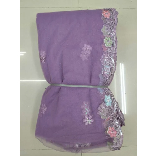 Daman Embroidered Net Fabric
