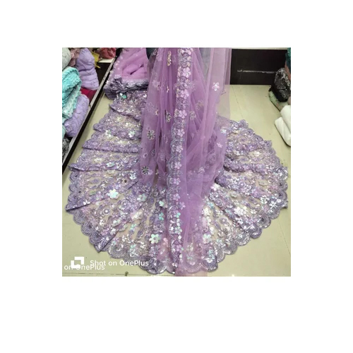 Daman Embroidered Net Fabric