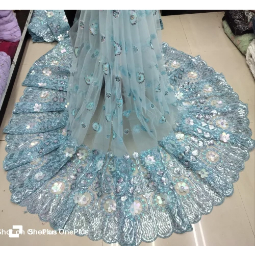 Embroidery Coding And Sequence Daman Dupatta Work