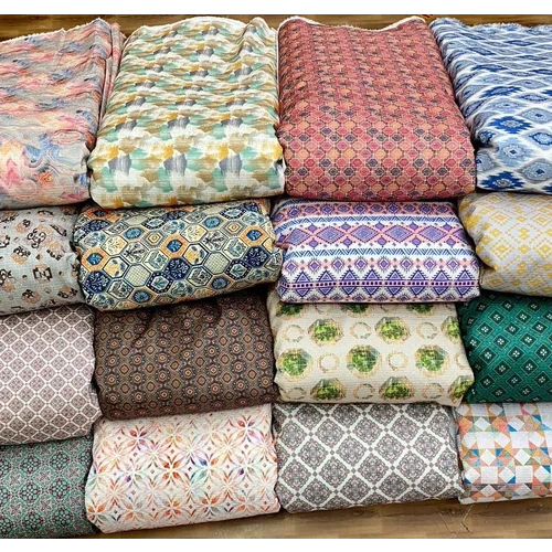 Crochet Sequance Rayon Fabrics - Attributes: Washable