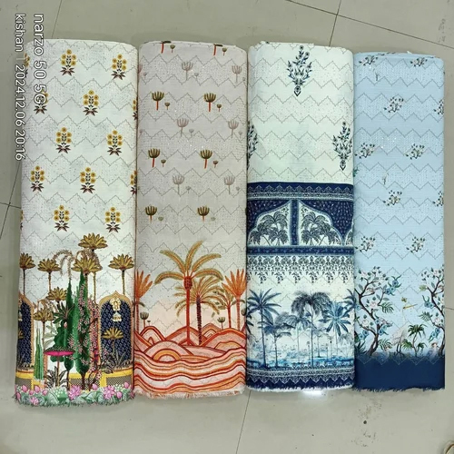Mens Kurta Printed Fabrics