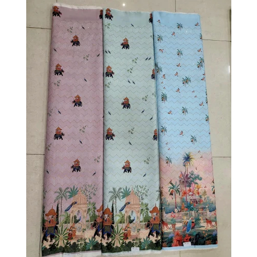 Mens Kurta Printed Fabrics