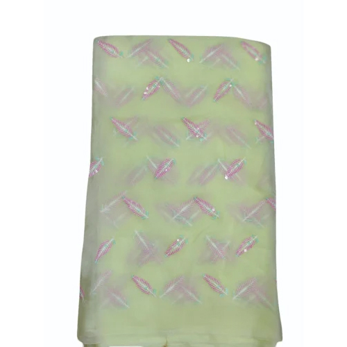 Nylon Organza Embroidery Fabric