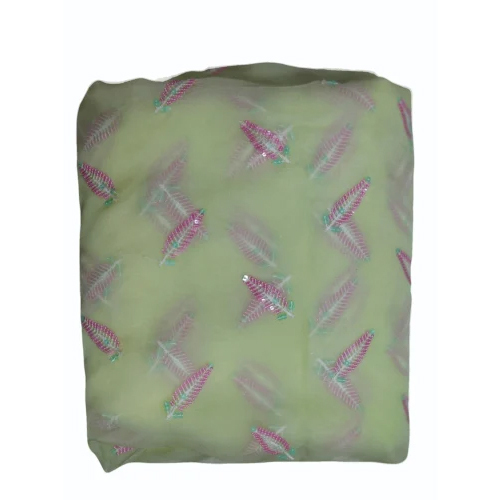 Nylon Organza Embroidery Fabric