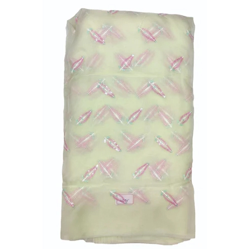 Nylon Organza Embroidery Fabric