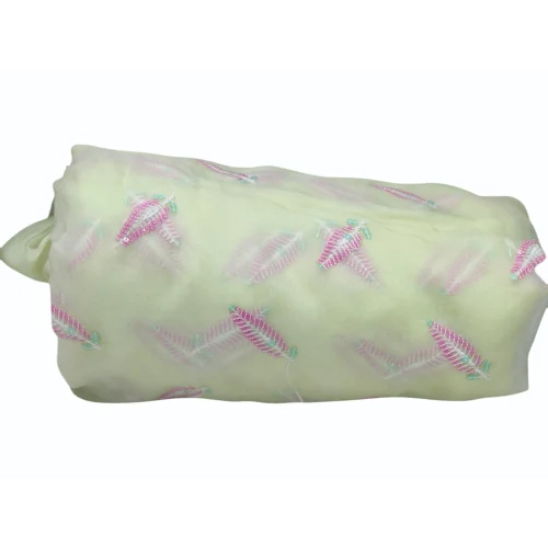 Nylon Organza Embroidery Fabric