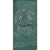 Dark Green Embroidery Georgette Fabric