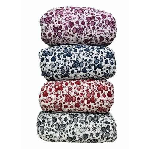 220 GSM Silk Cotton Digital Printed Fabric