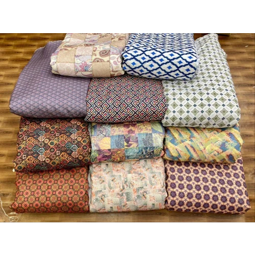 200 GSM Silk Cotton Digital Printed Fabric