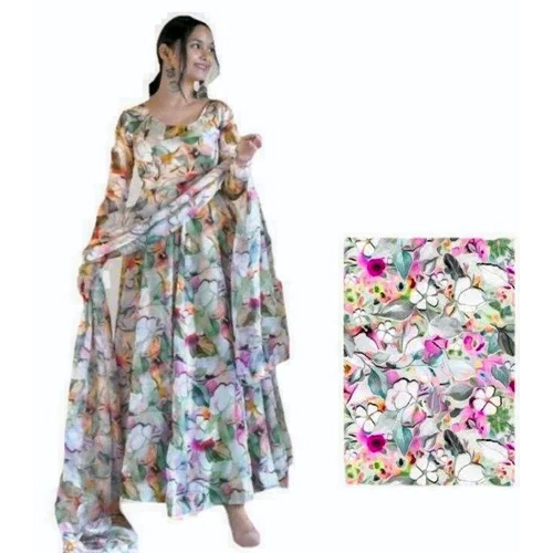 Digital Printed Pure Tabby Silk Fabric