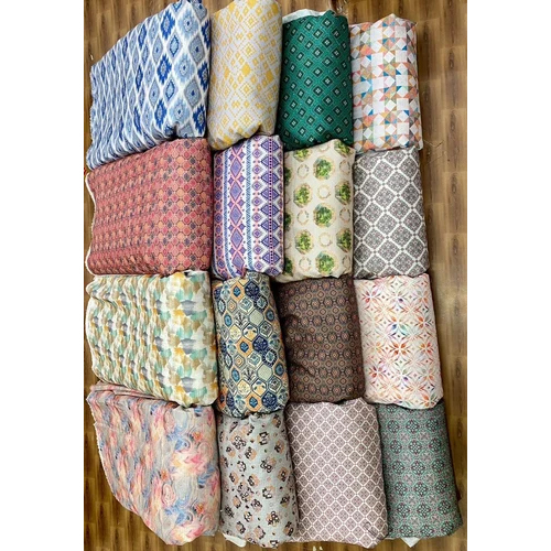230 GSM Silk Cotton Digital Printed Fabric