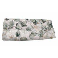 Tabby Silk Organza Leaf Printed Fabric