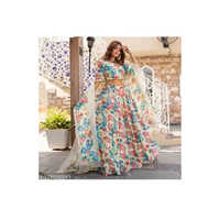 Digital Print Lehenga Choli Fabric