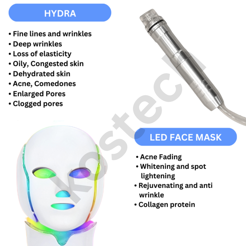 Hydra Facial, MDA with Electroporation Machine 10 in 1 Big Model