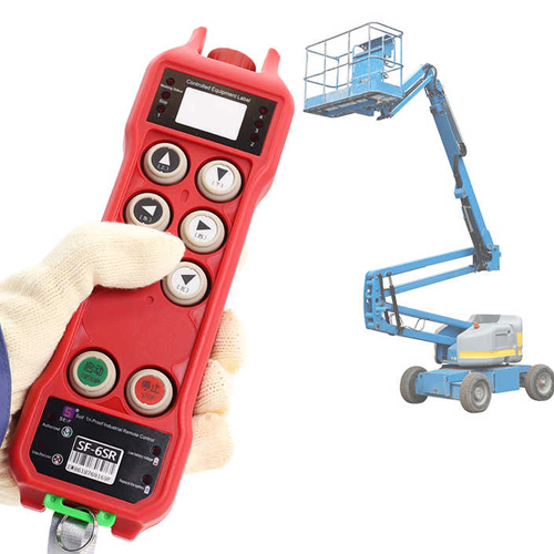 6-Button Single Speed Ip68 Overhead Crane Remote Control - Color: Various Available