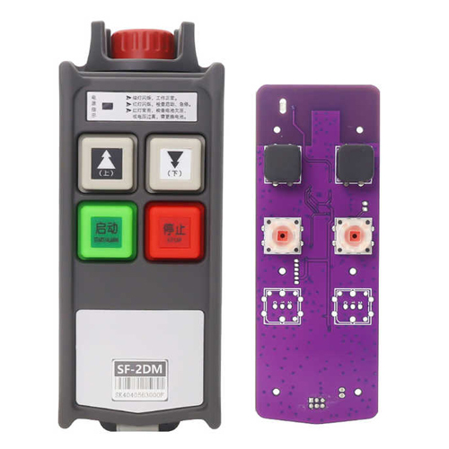 2 Buttons Dual Speed Wireless Remote Control - Color: Various Available