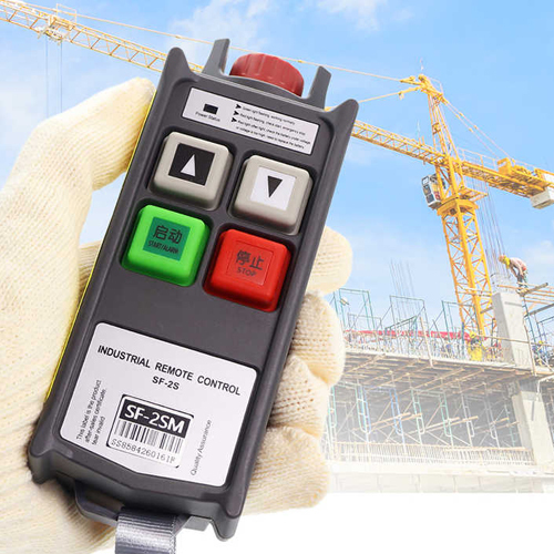 2 Buttons Ip68 Waterproof Industrial Crane Remote Control - Color: Various Available