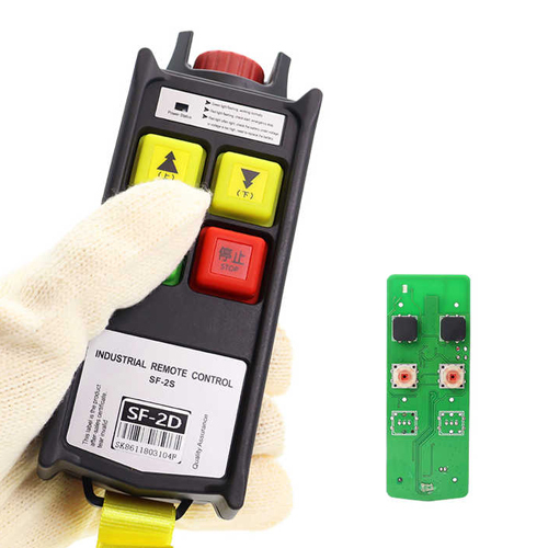 Double Speed 2 Buttons Crane Switch Radio Remote Control - Color: Various Available