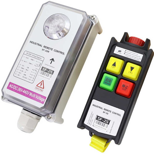 2 Channels Single Speed Rf Remote Control - Color: Various Available