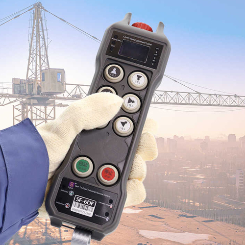 Waterproof 6 Buttons Dual Speed Remote Control - Color: Various Available