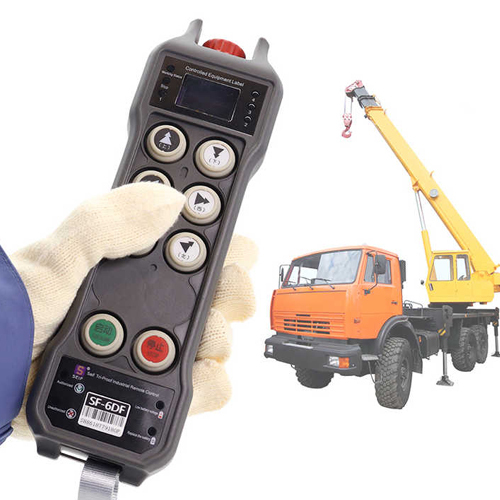 Fingerprint Remote Control Dual Speed Lift Crane Remote - Color: Various Available