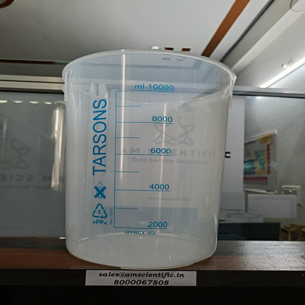 Beaker, Pp 10000ml - Color: White