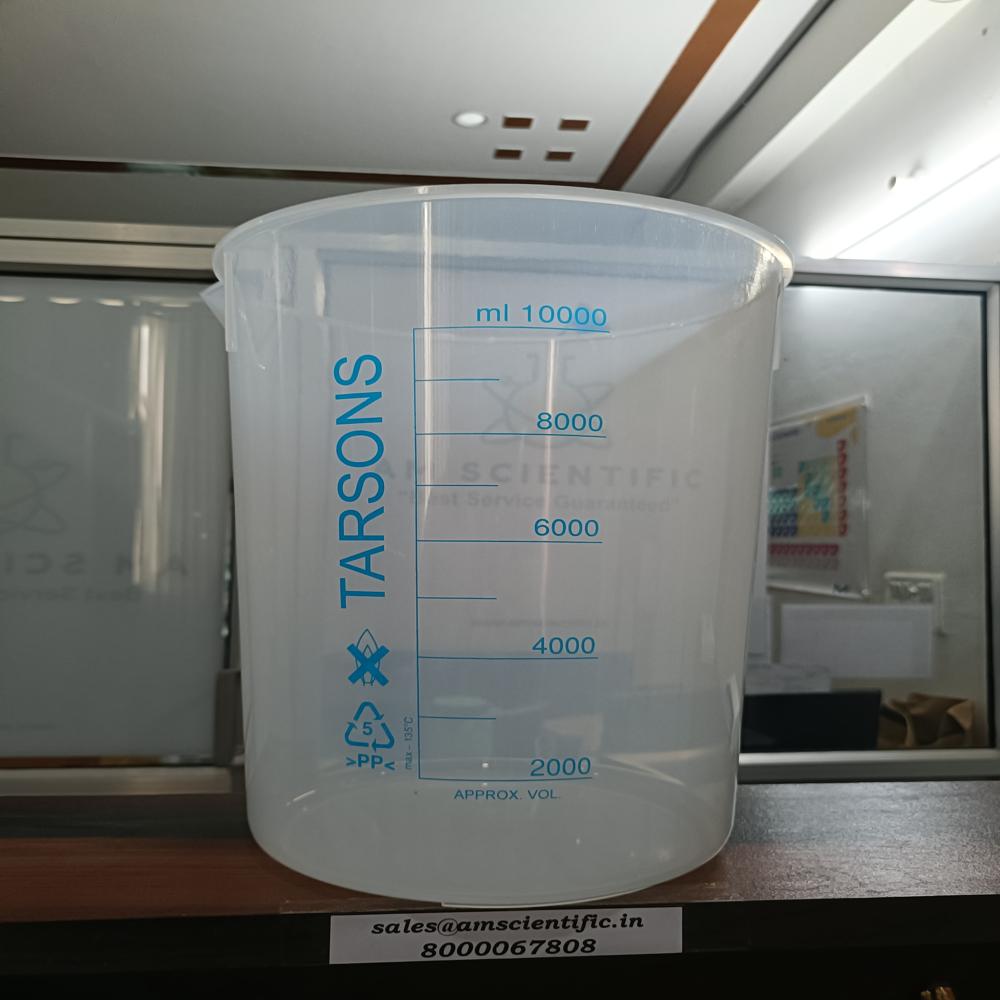 Beaker, Pp 10000ml - Color: White