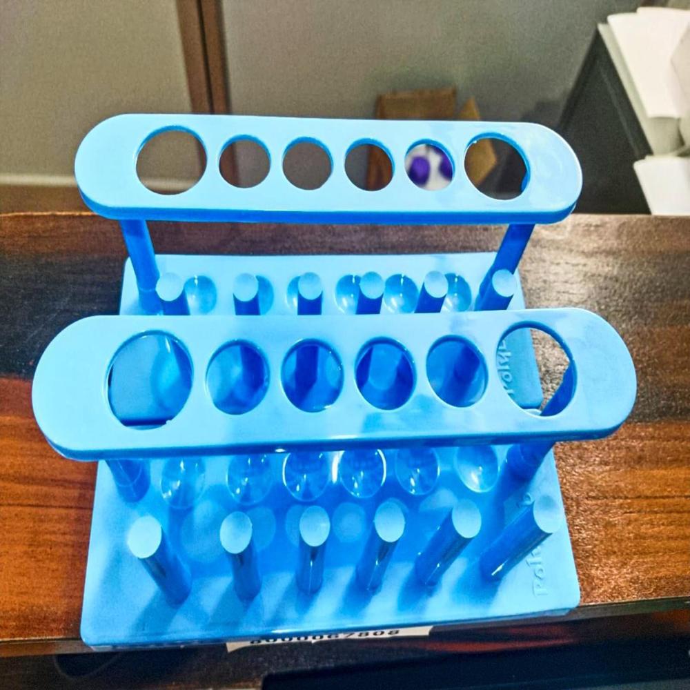 Test Tube Stand - Color: Sky Blue