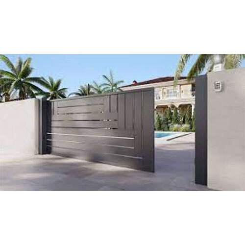 Residential Automatic Sliding Gate - Material: Stainless Steel