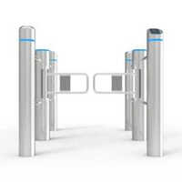 Swing Barrier Gate - Color: Silver