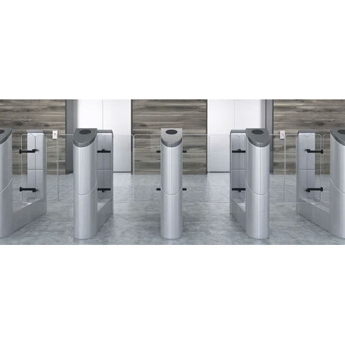 Swing Barrier Gate - Color: Silver
