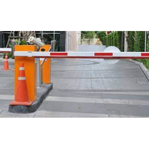 Auto Boom Barrier - Color: White And Red