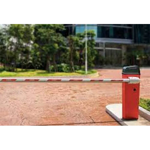 Mild Steel Barrier Gates - Color: White And Red