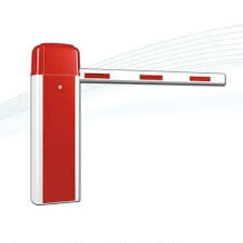 Mild Steel Barrier Gates - Color: White And Red