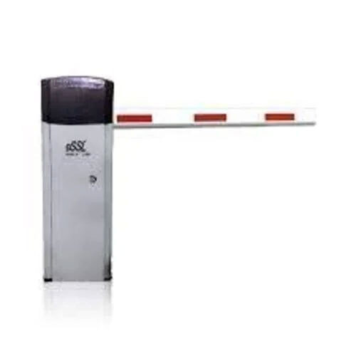 Parking Barrier Gate - Color: White And Red