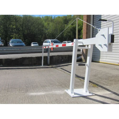 Manual Barrier Gate - Color: White