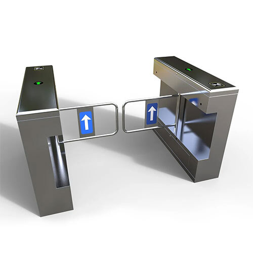 Flap Barrier Gates - Color: Silver