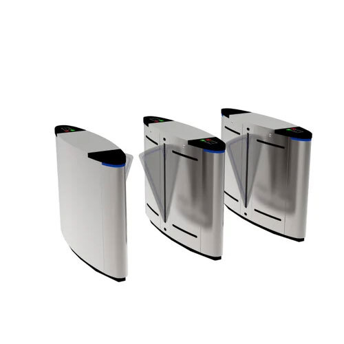 Flap Barrier Gates - Color: Silver