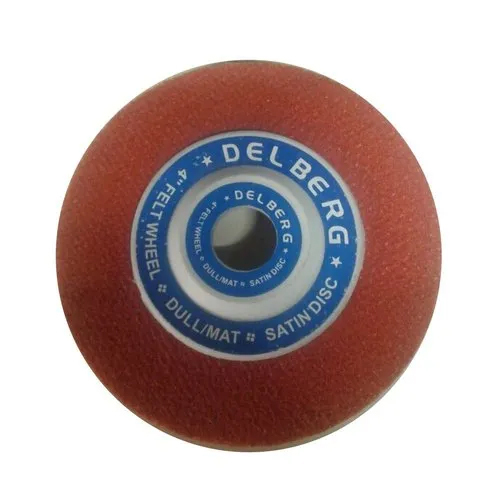 76.2mm Derberg Dull Mat Felt Wheel