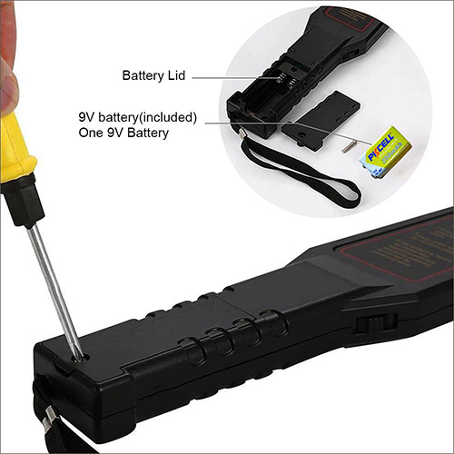 Gc-1002 Hand Held Metal Detector - Color: Black